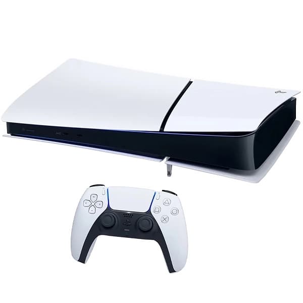 Sony PlayStation Console Sony PlayStation 5 Slim Digital Edition 825GB CFI-2115 8K - Branco Preto