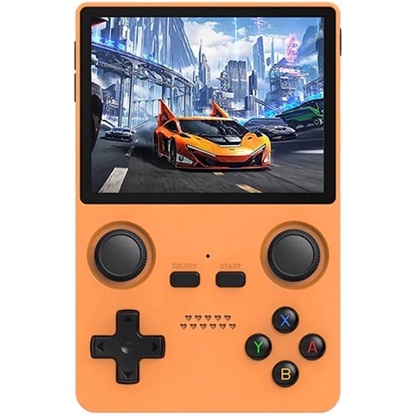 Powkiddy Console Portátil POWKIDDY X35S 64GB de 3.5" com 10.000 Jogos - Laranja (Espanhol Inglês)