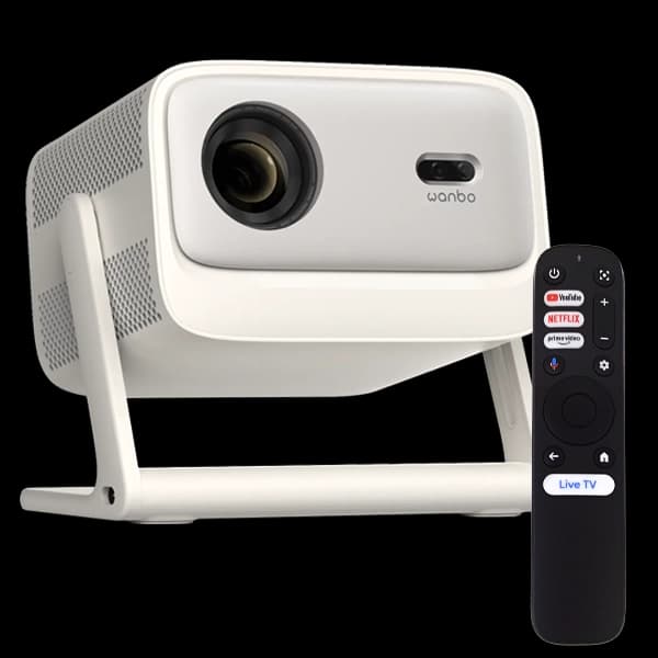Wanbo Projetor Wanbo Vali Pro Ansi Lumens Wi Fi Bivolt Warm Branco