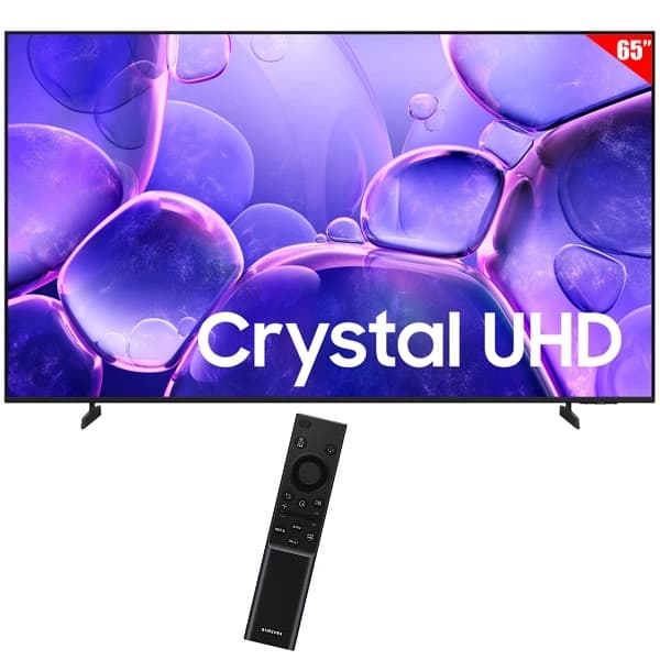 Smart TV LED 65" Samsung Crystal UHD UN65U8000FG 4K Ultra HD Tizen Wi-Fi Bluetooth com Conversor Digital