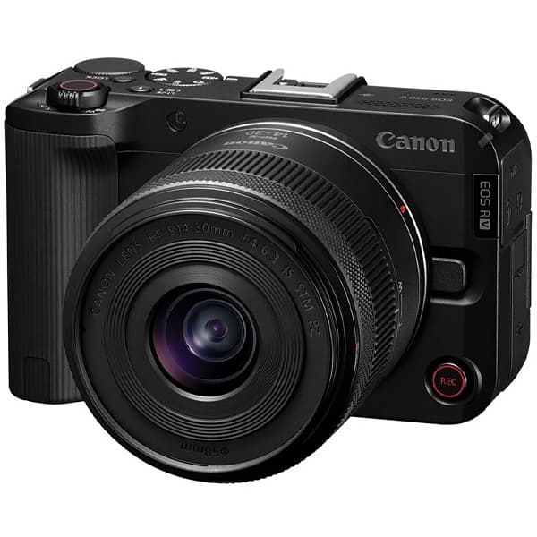 Eos Camera Canon R50V Wi Fi Bluetooth Lente Rf Mm F4 Is Stm Preta