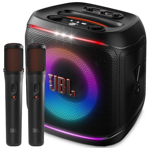 Caixa de Som JBL Partybox Encore 2 Plus 100 watts com Bluetooth USB-C - Preta