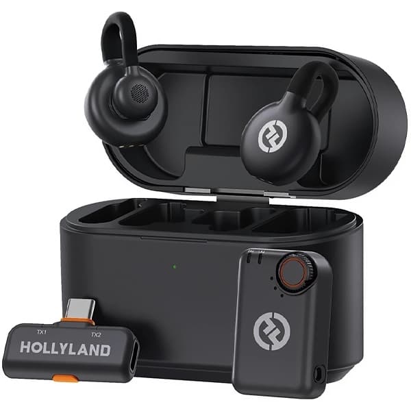Hollyland Microfone Hollyland Lark M2S Combo Usb Space Cinza