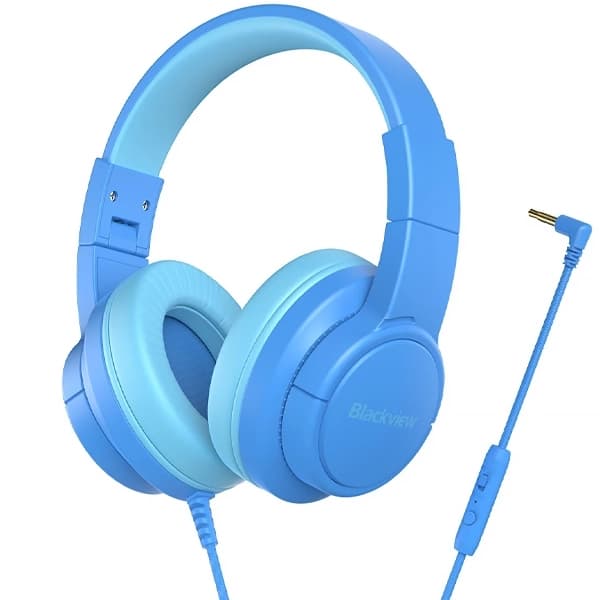 Fone de Ouvido Blackview FitBuds K1 com Microfone e Cabo de 1.6 Metros - Ocean Blue
