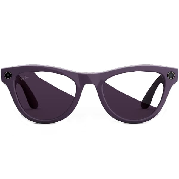 Ban Oculos Sol Ray Meta Skyler Gen RW4014 Camera Wi Fi Shiny Mystic Violet Transitions Amethyst