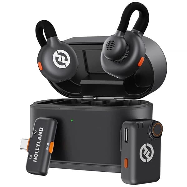 Hollyland Microfone Hollyland Lark M2S Mini Combo Usb Space Cinza