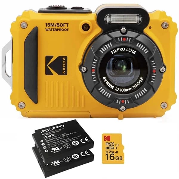 Kodak Camera Fotografica Kodak Pixpro WPZ2 Full Wi Fi Amarelo