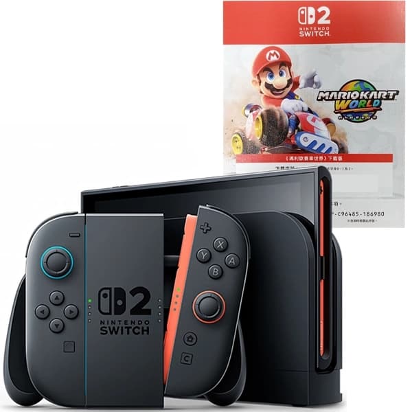 Nintendo Console Portátil Nintendo Switch 2 BEE-001 de 7.9" com 256GB - Vermelho Azul + Cupom Mario Kart World
