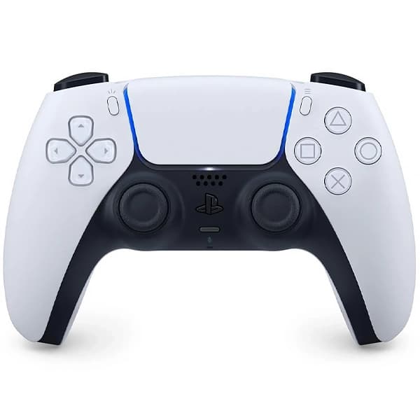 Sony PlayStation Controle Sem Fio Sony DualSense CFI-ZCT2W para PlayStation 5 - Branco Preto