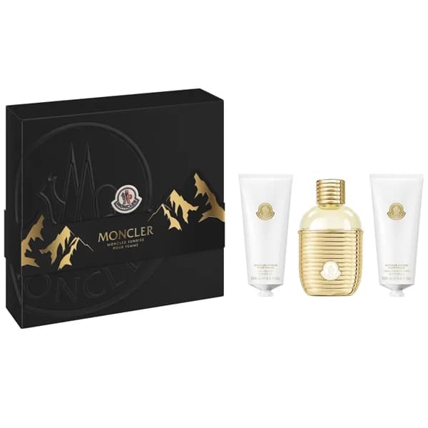 Moncler Kit Sunrise Pour Femme Locao Corporal Gel Banho 100ML Edp