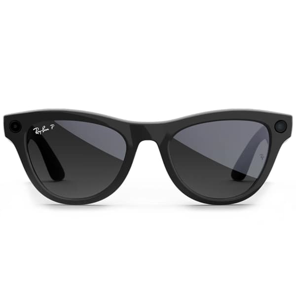 Ban Oculos Sol Ray Meta Skyler Gen RW4014 Camera Wi Fi Shiny Black Polar Gradient Graphite