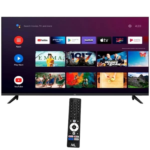 Smart TV LED 32" Mtek MK32FSGH HD Google TV Wi-Fi Bluetooth