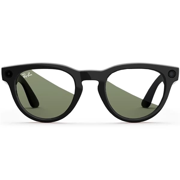 Ban Oculos Sol Ray Meta Headliner Gen RW4013 Camera Wi Fi Shiny Black Transitions Graphite Green