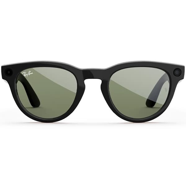 Ban Oculos Sol Ray Meta Headliner Gen RW4013F Camera Wi Fi Shiny Black G15 Green