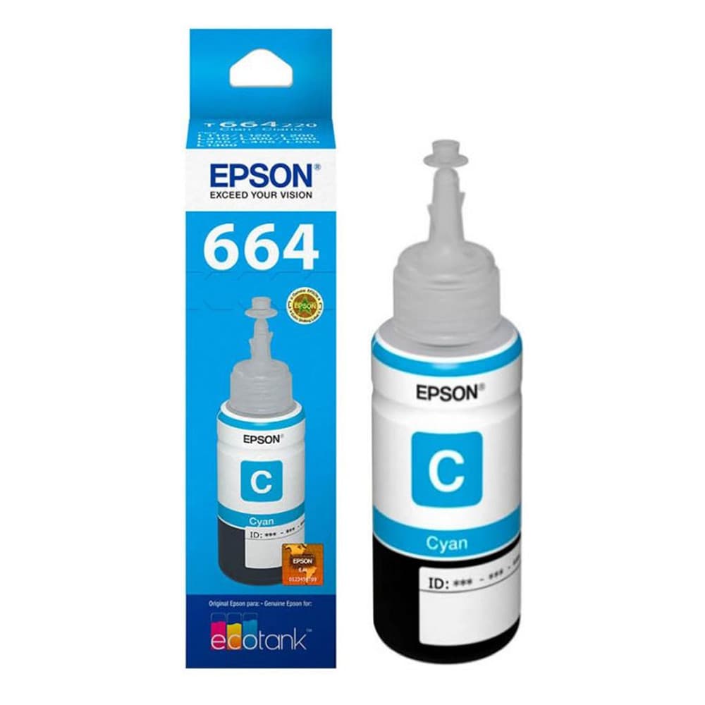 Epson Frasco Tinta Epson T664220 Ciano