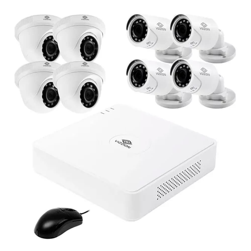 Vizzion Dvr Vizzion Vz KIT0808 One Mini Canais Dvr Vz 08QK2 1080P Cameras