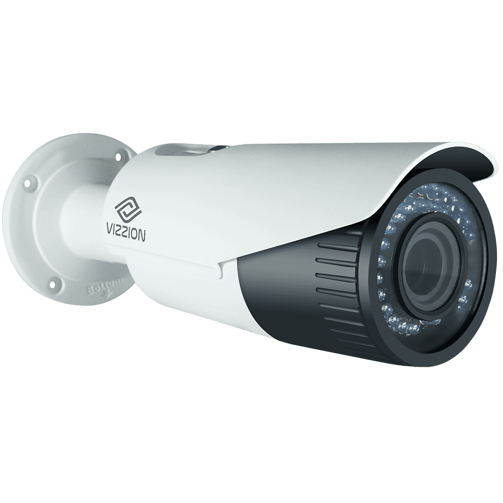Vizzion Camera Vigilancia Vizzion Vz Ipbd Vf Ip Bullet Lente Mm Branco