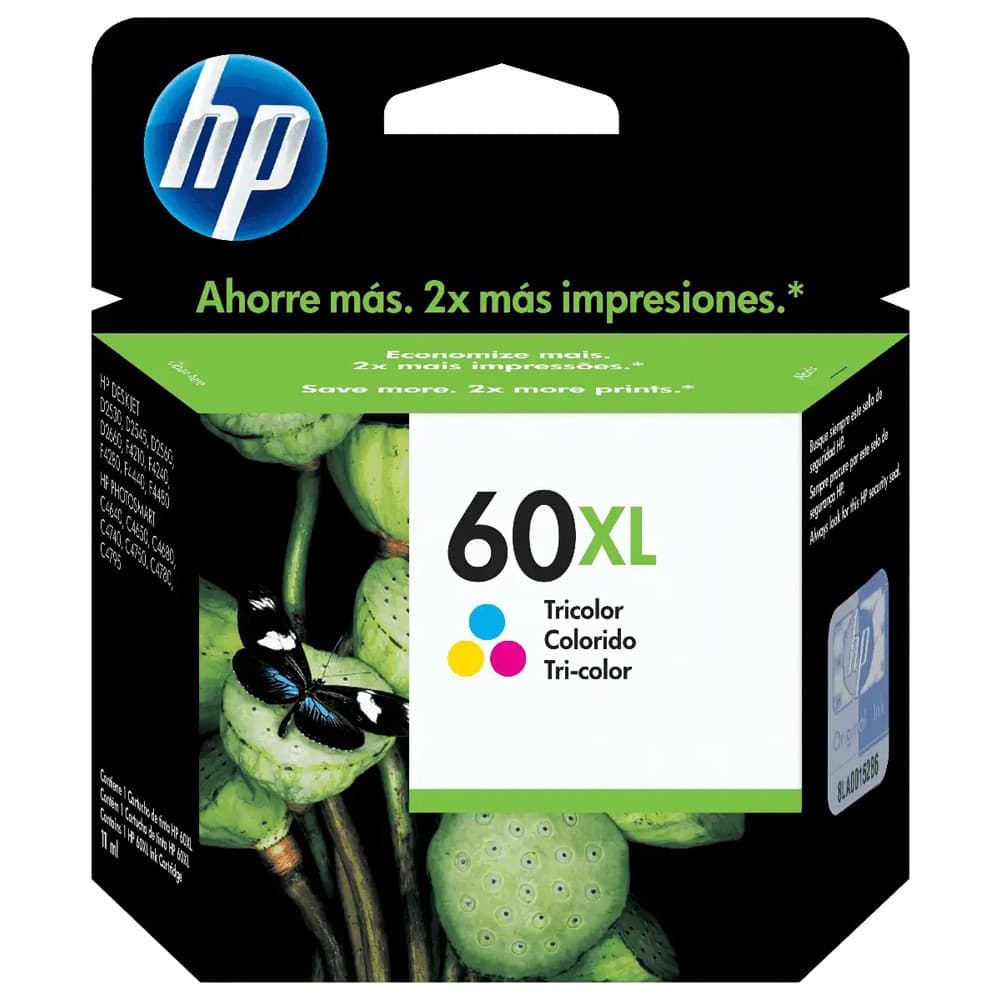 Acessório · Hp Cartucho 60XL Color CC644WL
