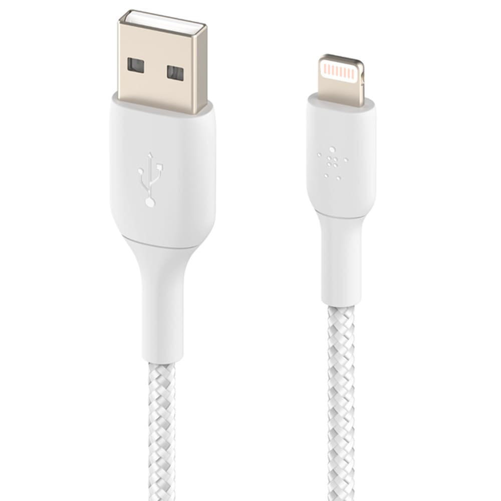 Belkin Cabo Belkin Boostcharge 1M Usb Lightning Trancado CAA002BT1MWH Branco