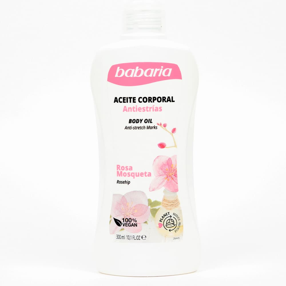 Babaria Oleo Corporal Anti Estrias Rosa Mosqueta