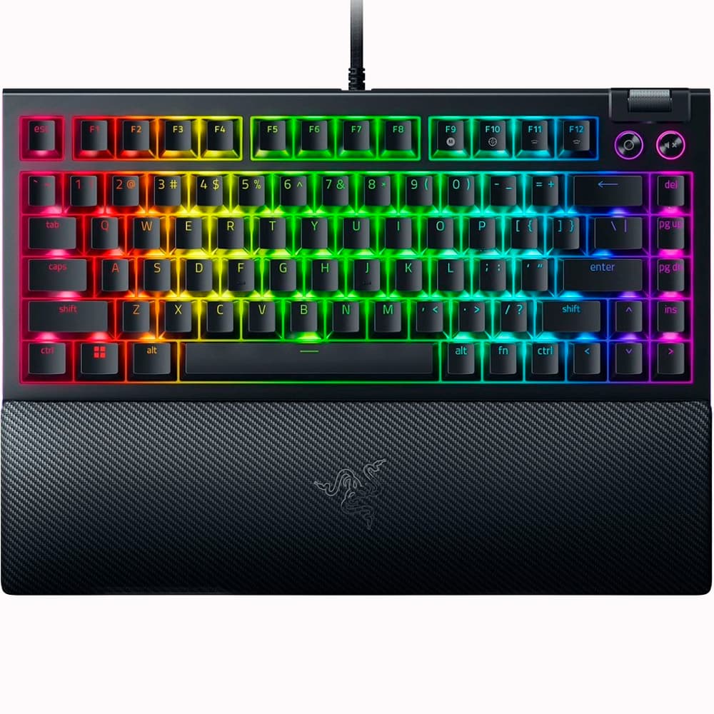 Razer Mecanico Razer Blackwidow V4 Orange Switch Rgb Usb Ingles RZ03 R3U1 Preto
