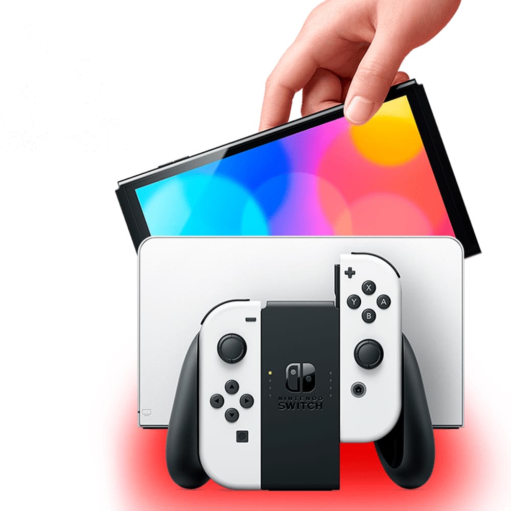 Console Nintendo Switch OLED HEG-S-KAAAA 64GB Branco/Preto