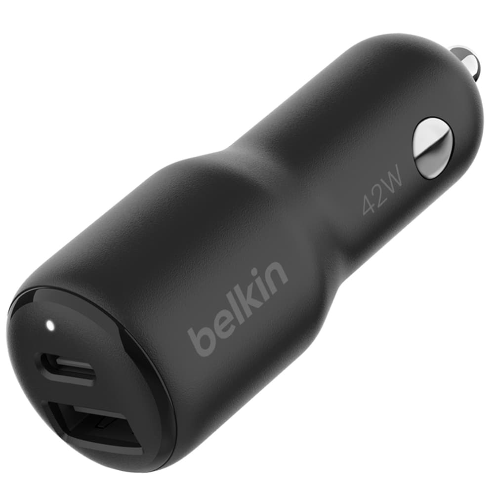 Belkin Carregador Veicular Duplo Belkin CCB005BTBK 42W Usb 30W Usb 12W Preto
