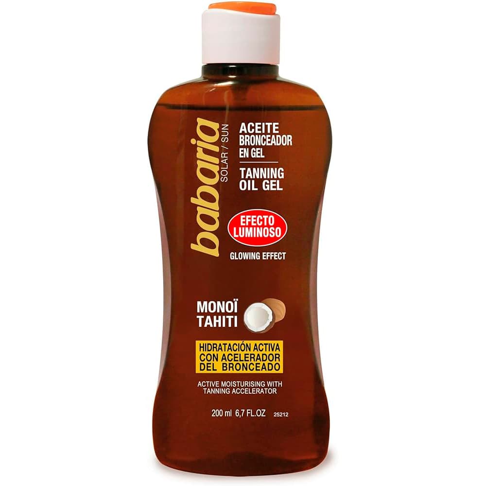 Babaria Bronzeador Em Gel Oleo Efeito Luminoso