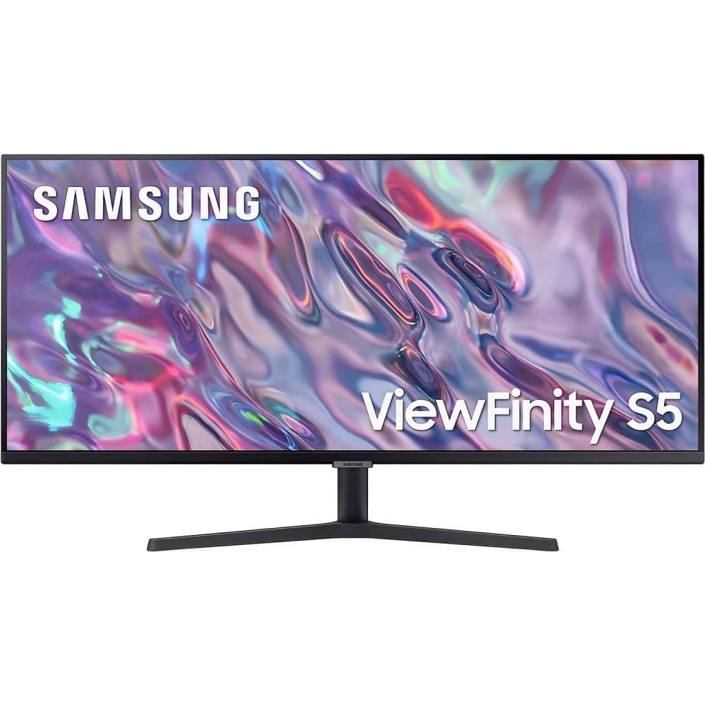Acessório · Monitor Samsung ViewFinity S5 34'' HRM FLAT Ultra-WQHD 100Hz HDR10 DP/2 HDMI AMD FreeSync - LS34C502GANXZA