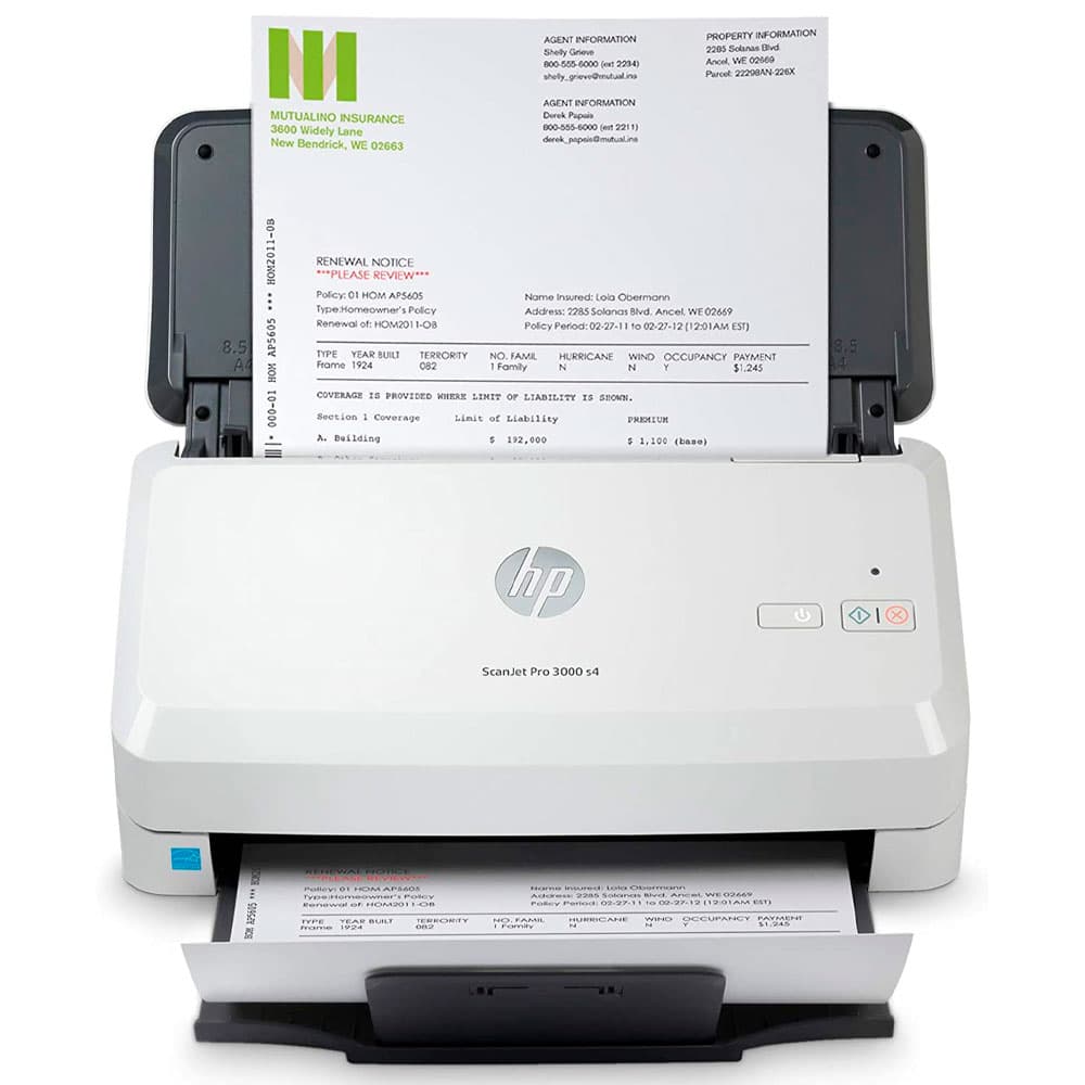 Acessório · Hp Scanner Scanjet Pro S4 40PPM Usb Color Dpi