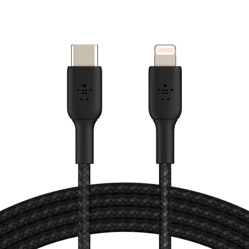 Belkin Cabo Belkin Boostcharge 0M Usb Lightning Braided CAA004BT1MBK Preto