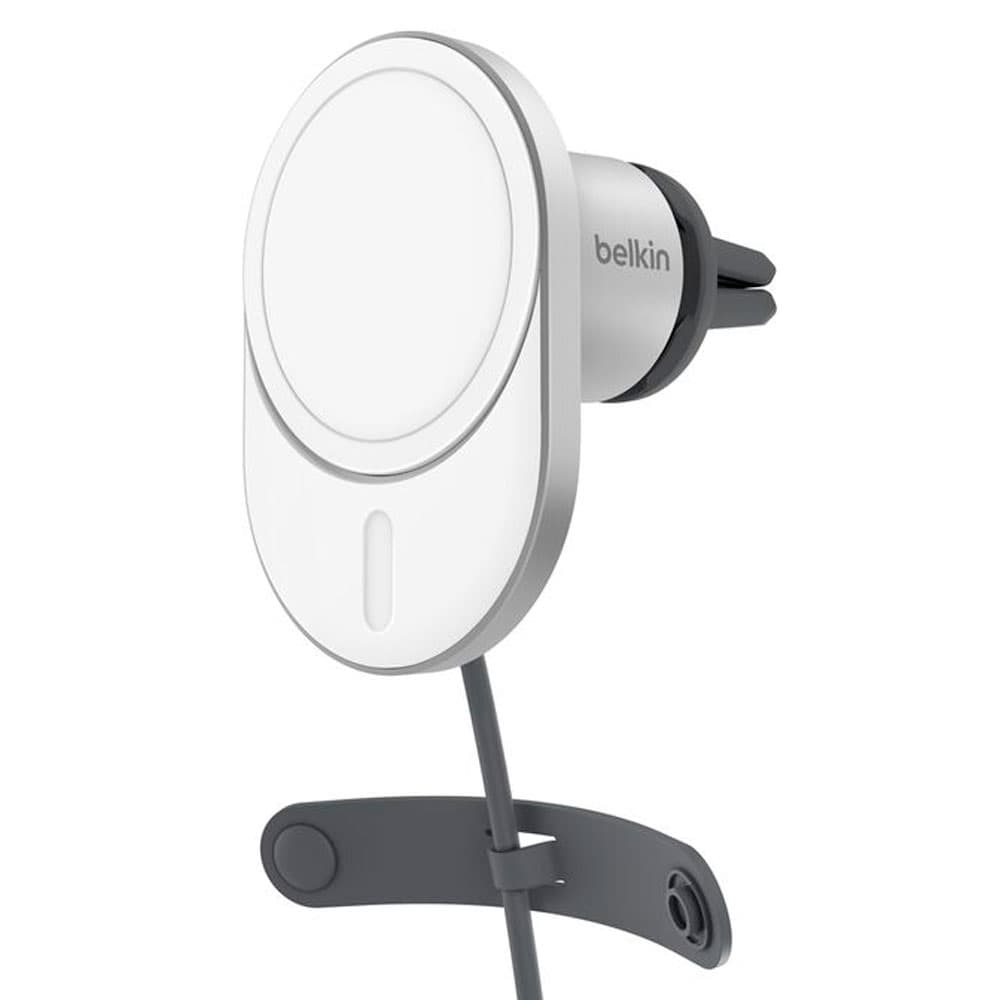 Belkin Carregador Magnetico Carro Belkin WIC008BTGR V2 QI2 15W Cinza