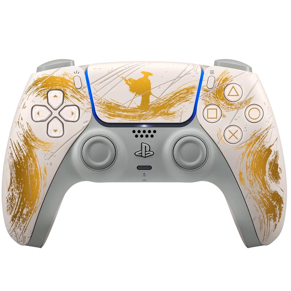 Sony PlayStation Controle Sony PlayStation 5 DualSense Wireless Ghost Of Yotei Gold Limited Edition - CFI-ZCT1W - Roma Shopping - Seu Destino para Compras no Paraguai