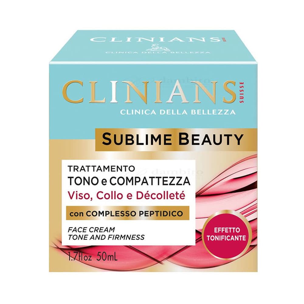 Clinians Facial Sublime Beauty Trattamento Tono Compattezza HIDRATANTE