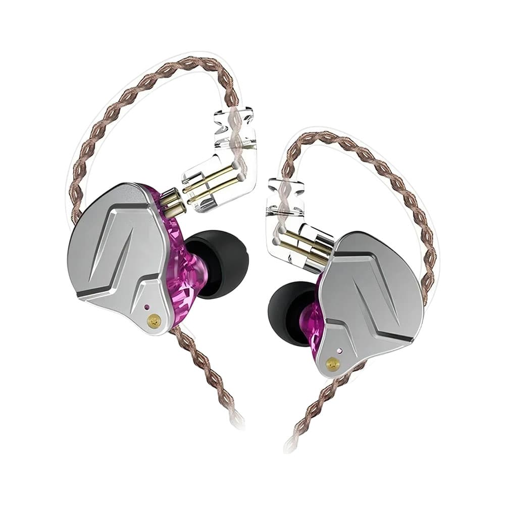 Auricular Retorno Kz Zsn Pro Morado