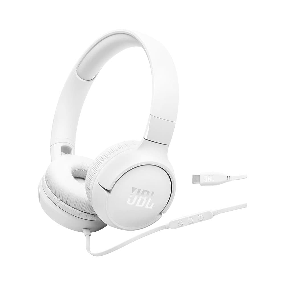 Auricular Jbl Tune 520 C Usb C Blanco