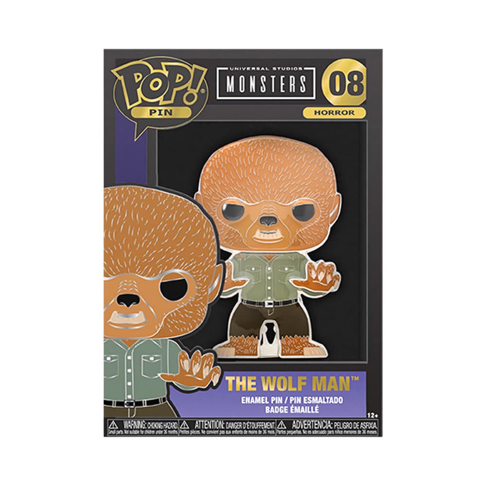 Funko Pin De Colección Funko Pop! Universal Monsters The Wolf Man N° 08