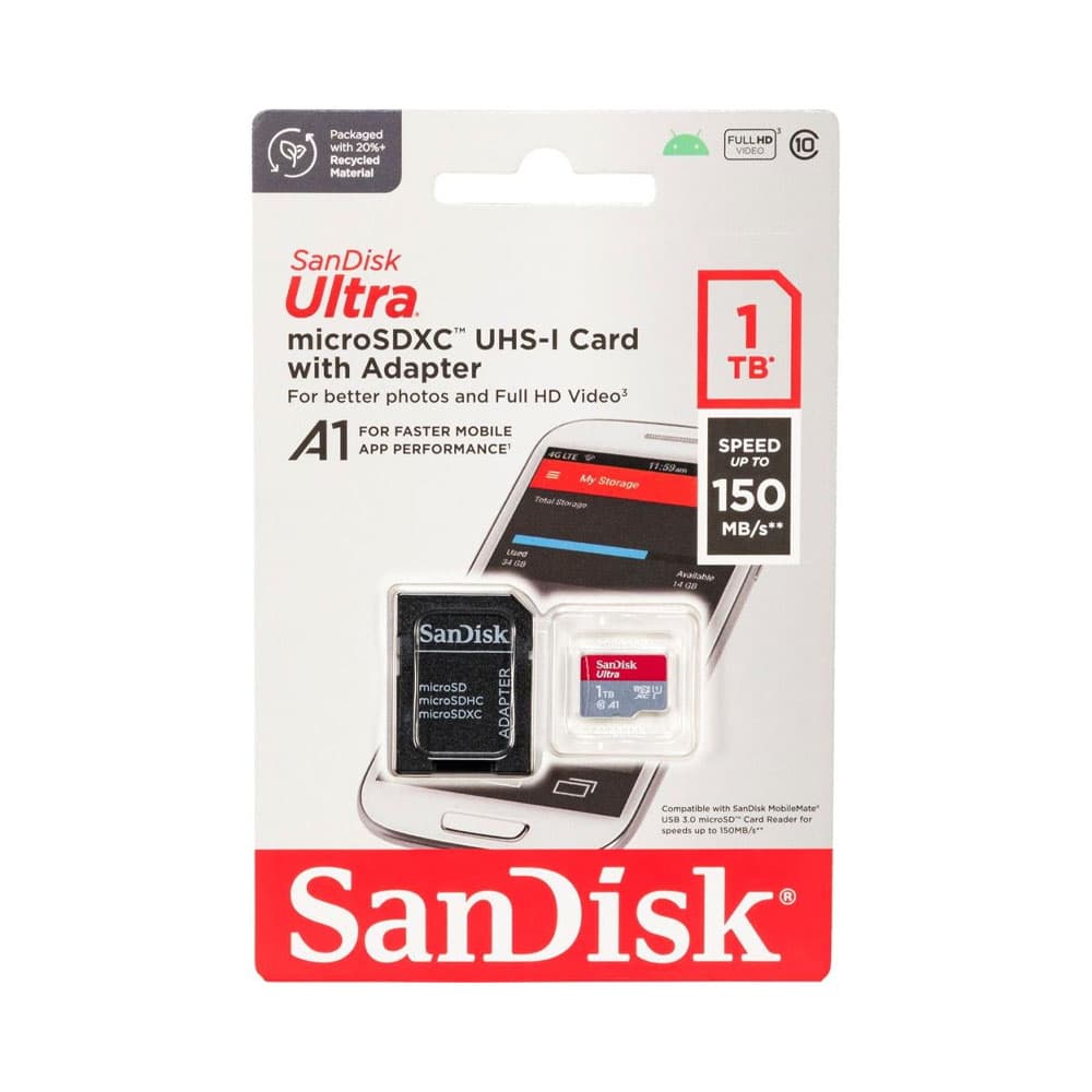 Sandisk Micro Sd Sandisk Ultra Mb C10 U1 Adaptador 1024GB