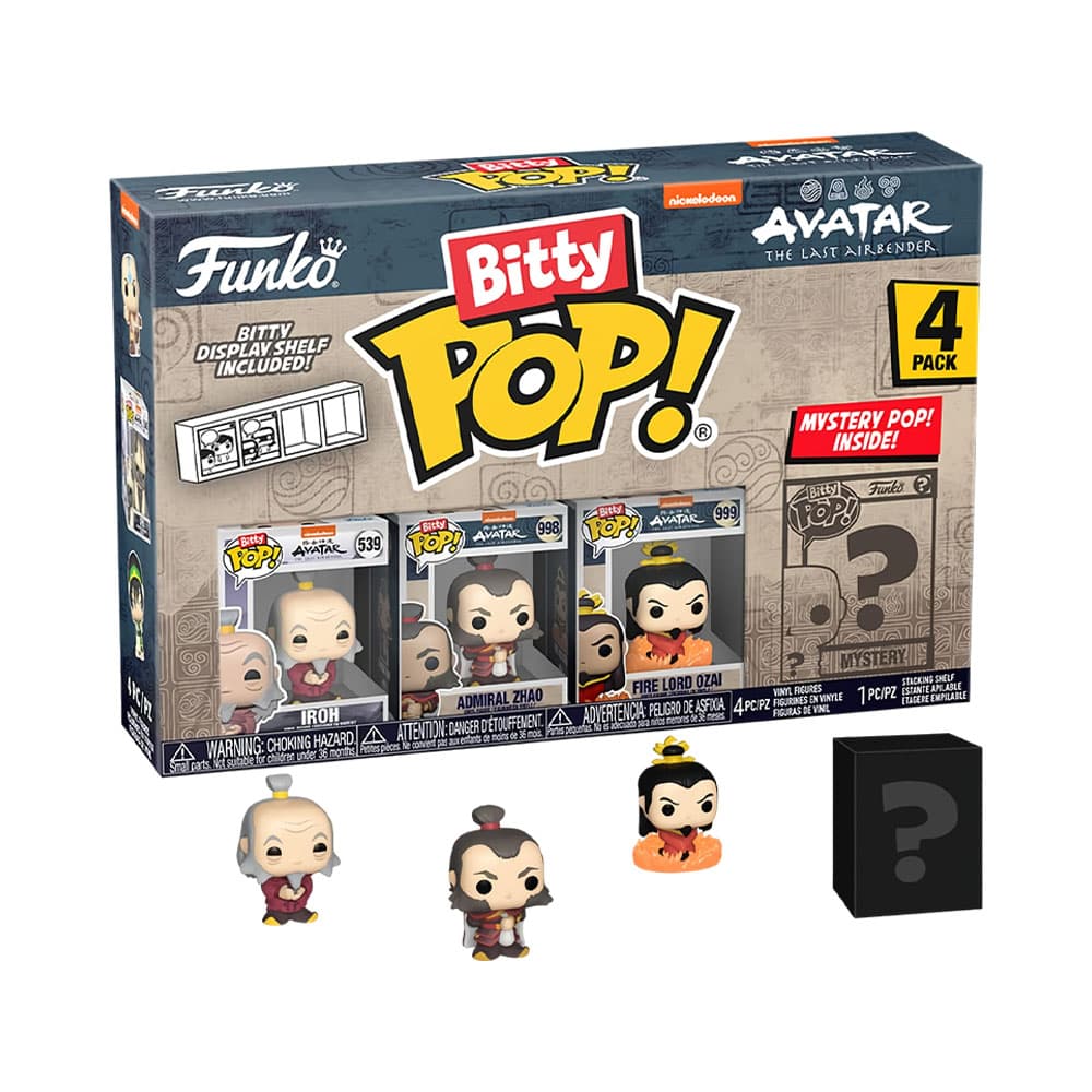 Funko Bitty Pop Avatar The Last Airbender 4 Piezas