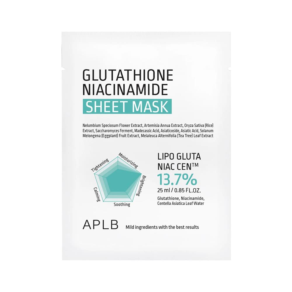 Aplb Sheet Glutathione Niacinamide MASCARA-FACIAL