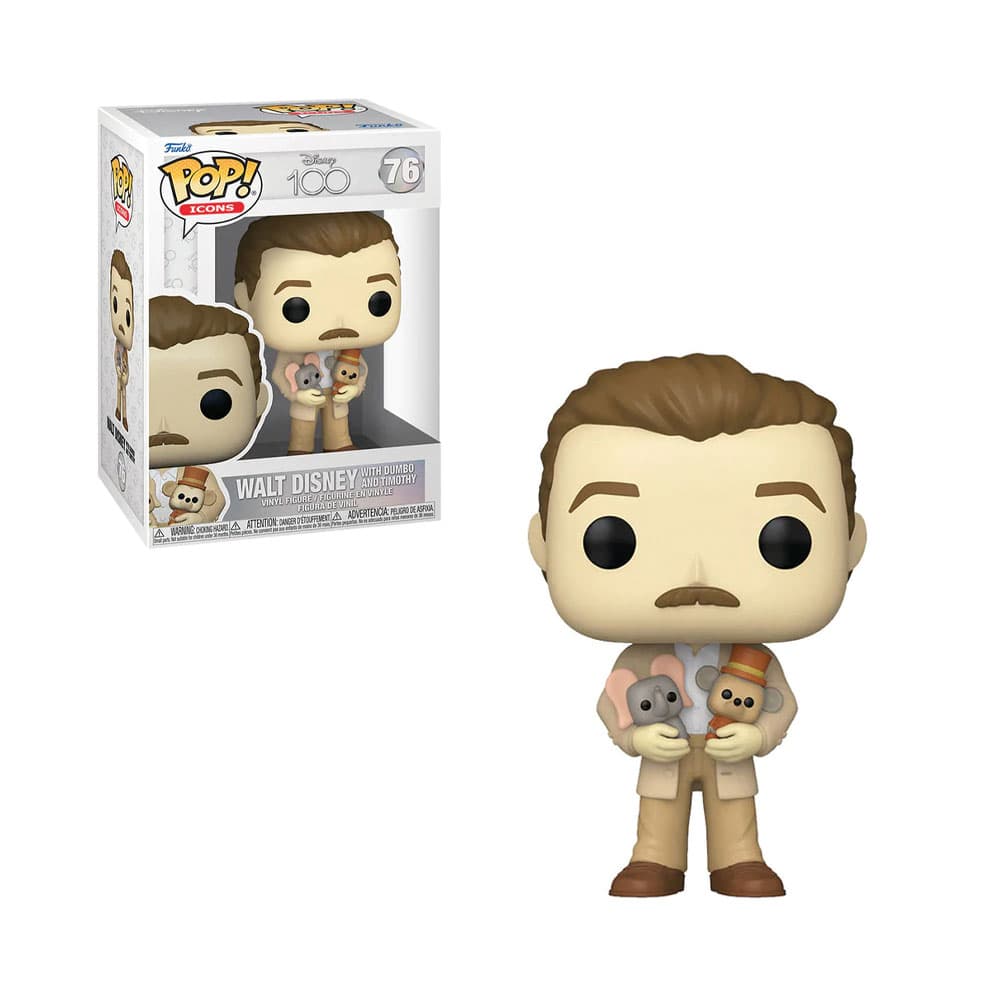 Funko Pop Disney Walt Disney And Dumbo 76