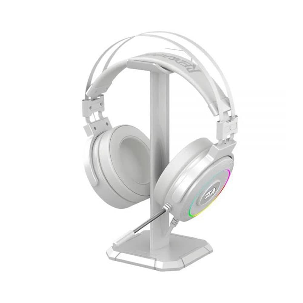 Auricular Redragon H320 W Rgb Lamia 2 Con Soporte White