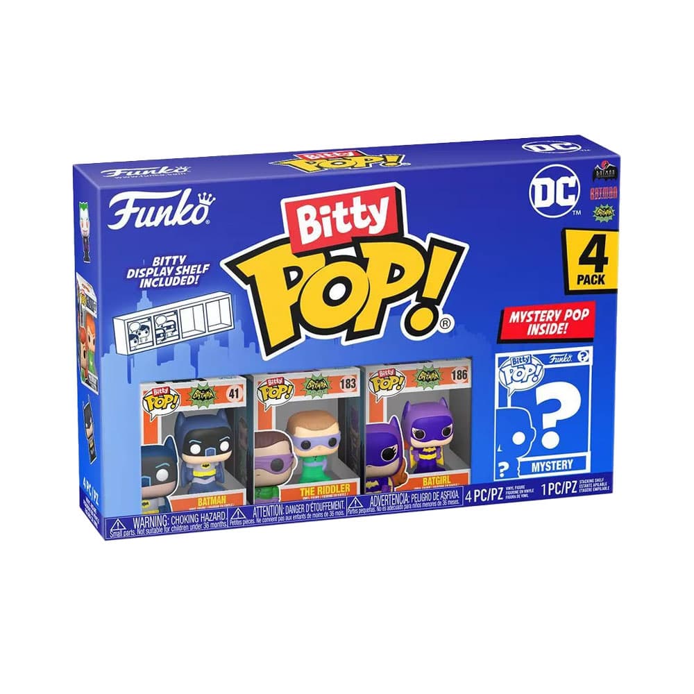 Funko Bitty Pop Dc Batman Adam West 4 Piezas