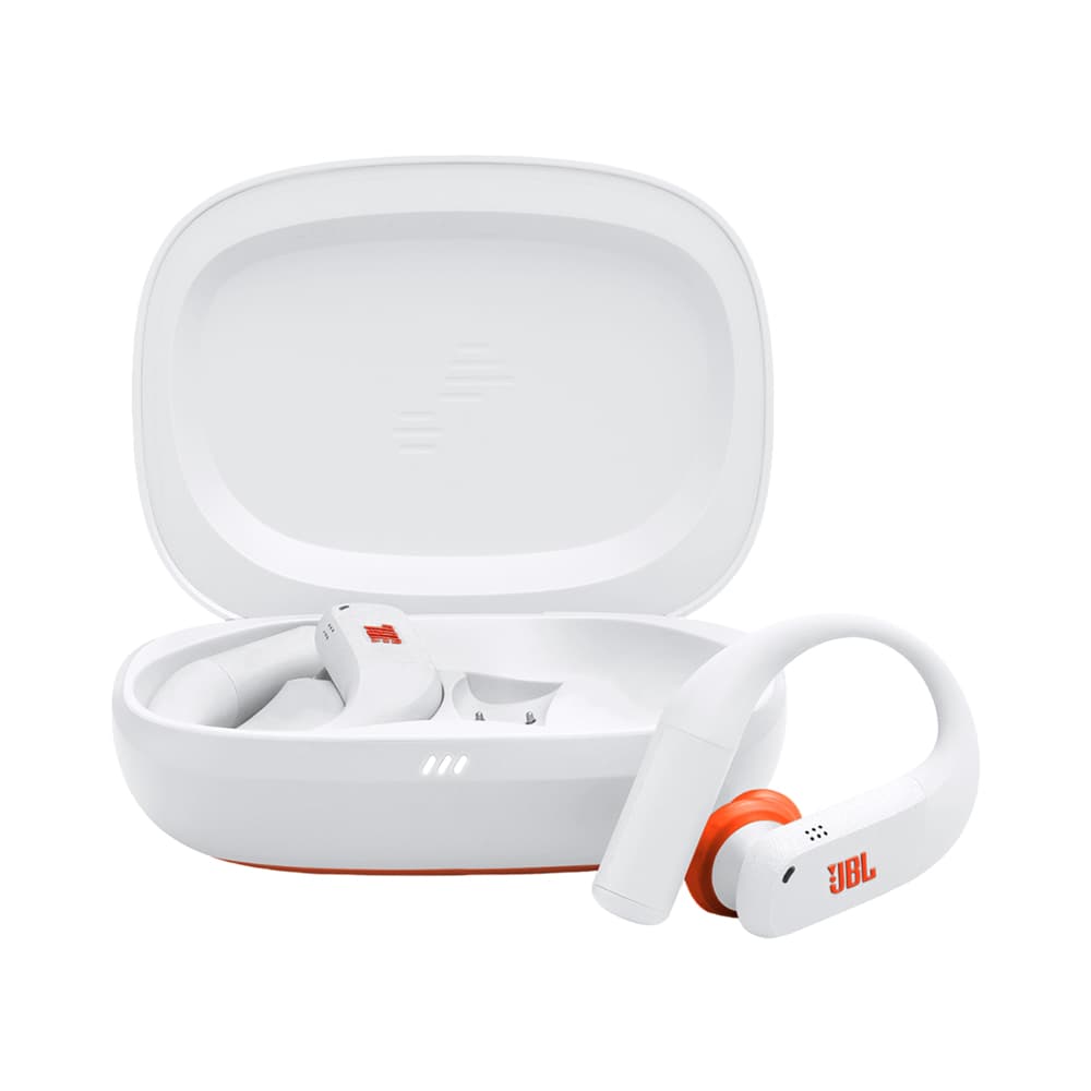 Auricular Inalámbrico Jbl Endurance Peak 4 Blanco/Naranja
