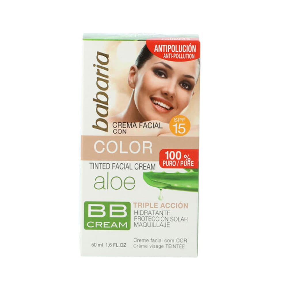 Babaria Facial Color Bb Cream Aloe HIDRATANTE