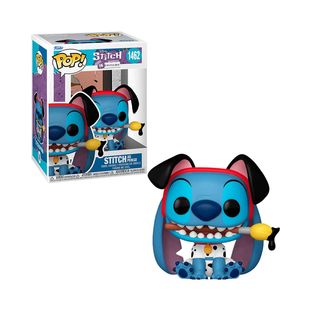 Funko Pop Disney Stitch In Costume Stitch As Pongo 1462