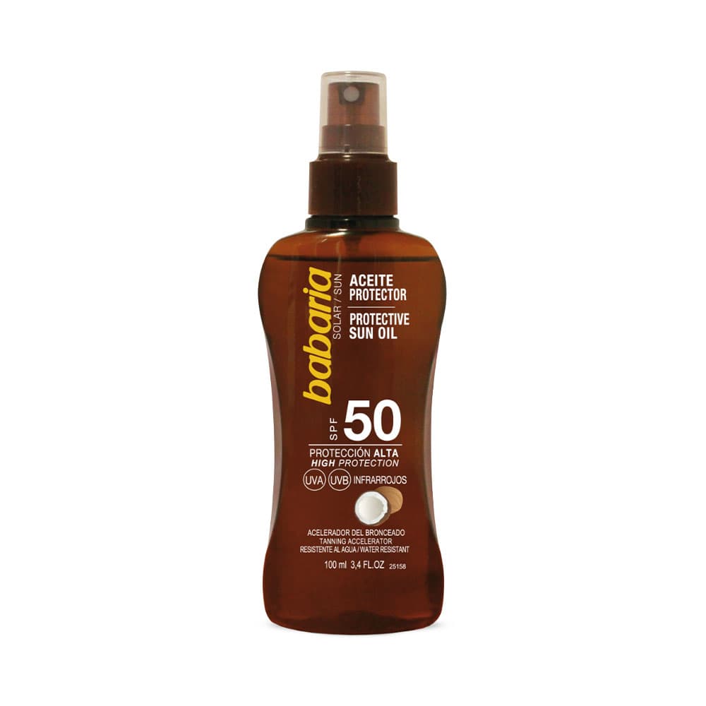 Babaria Aceite Resistente Al Agua PROTETOR-SOLAR Spf50