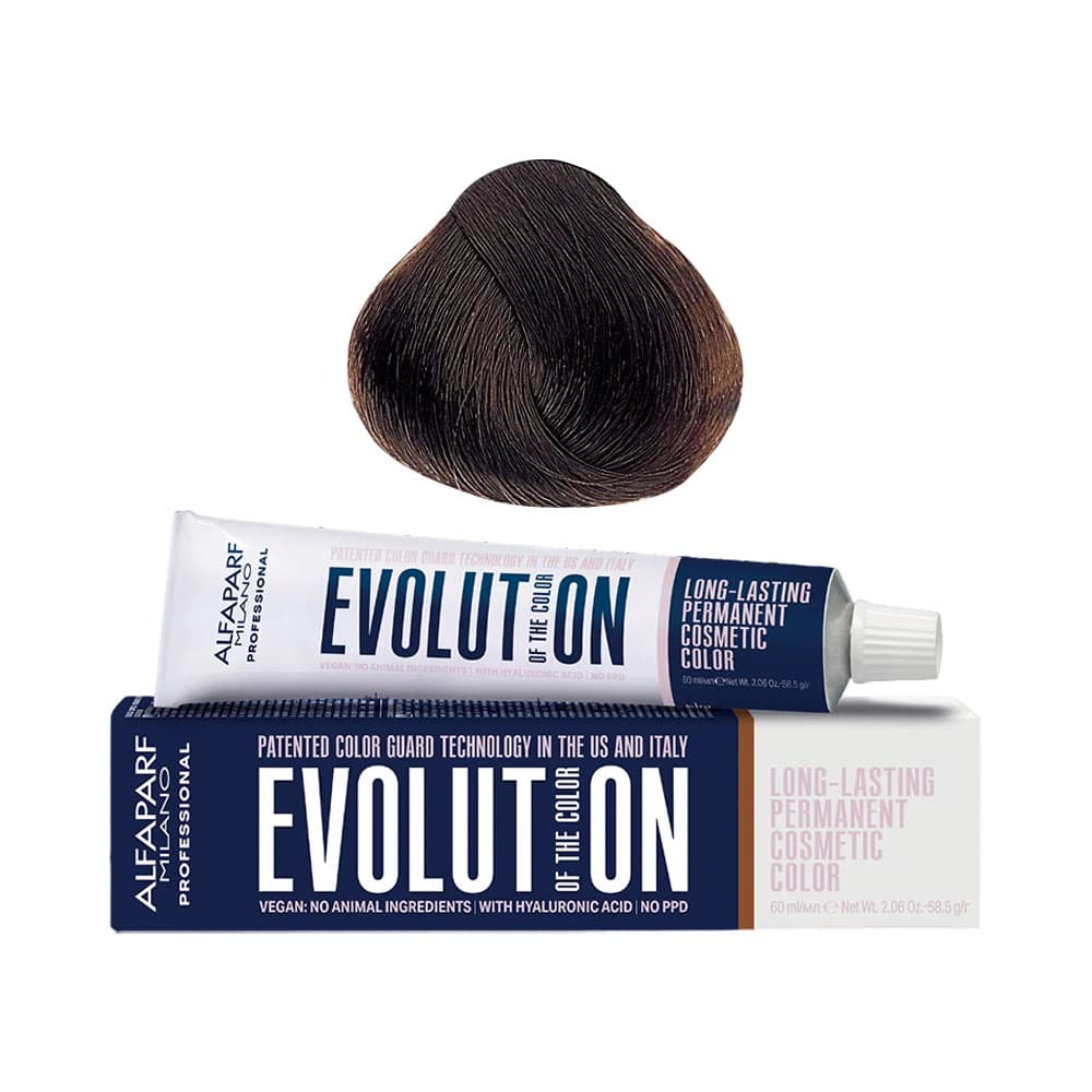 Alfaparf Tinte Cabello Evolution Of Color Marron Glaces Rubio Medio Dorado Irisado
