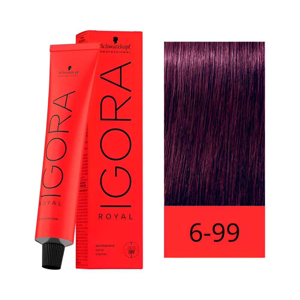 Igora Coloracion Igora Royal Rubio Oscuro Violeta Intenso HIDRATANTE