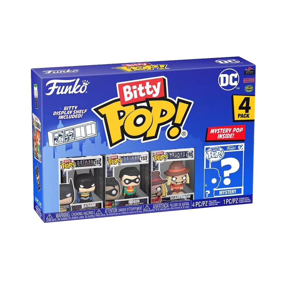 Funko Bitty Pop Dc Batman 4 Piezas